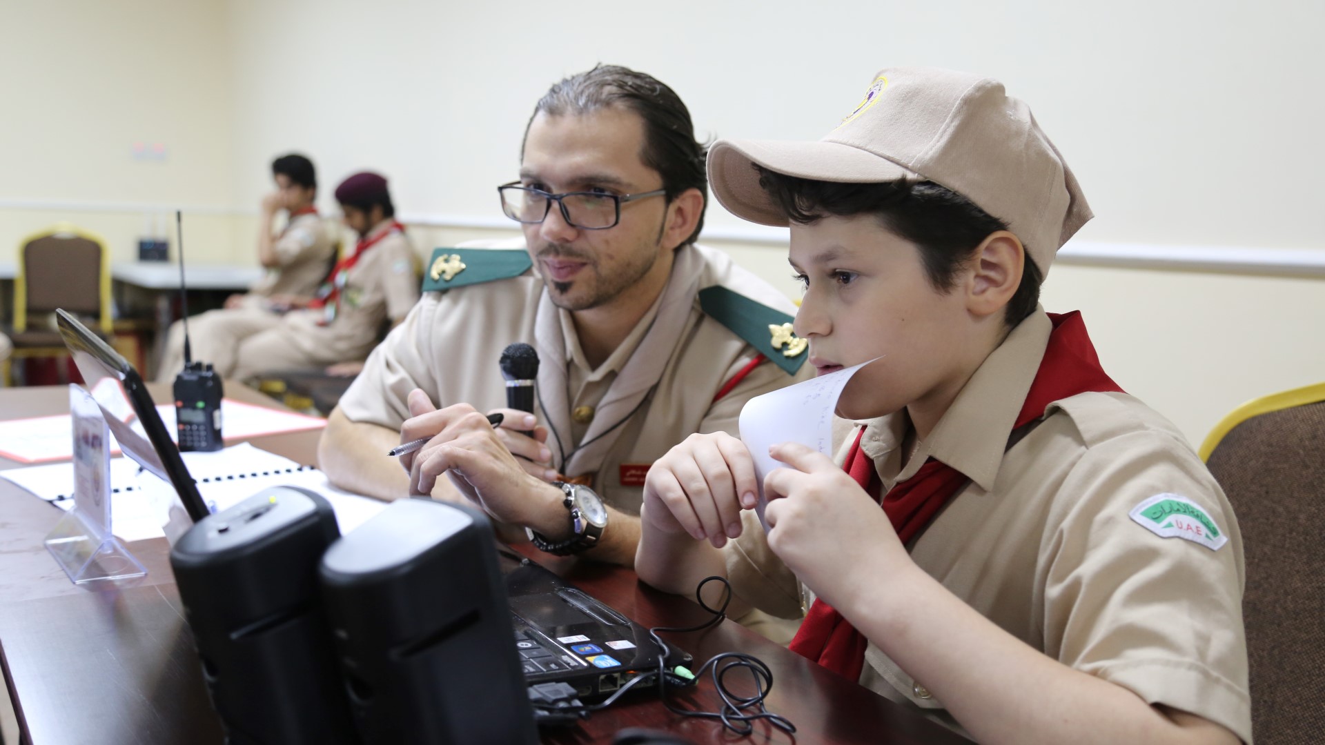 المخيم الكشفي العالمي على الهواء والانترنت 